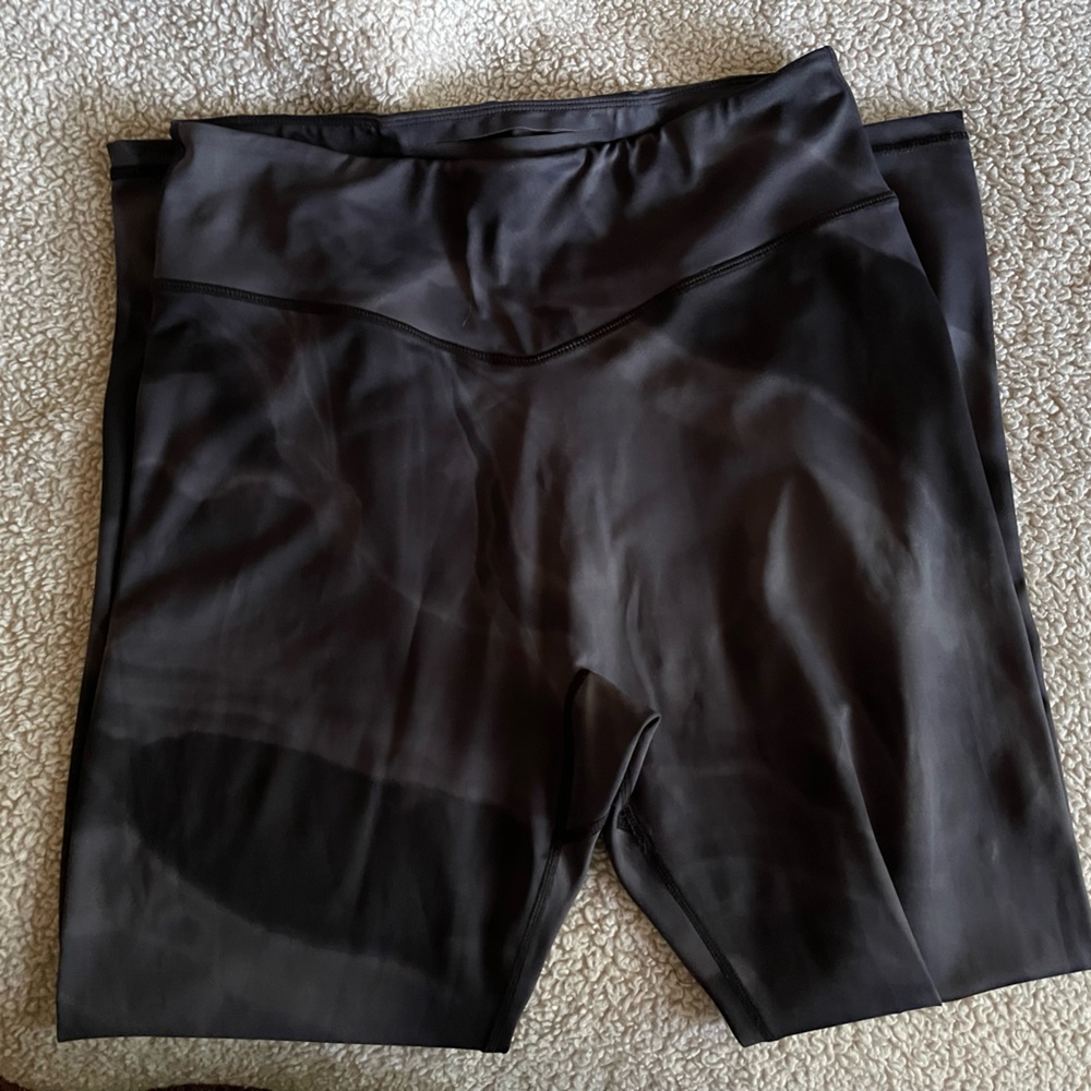 💕 Buffbunny Charcoal Meta Marble High-Rise Leggings - Picture 4 of 8